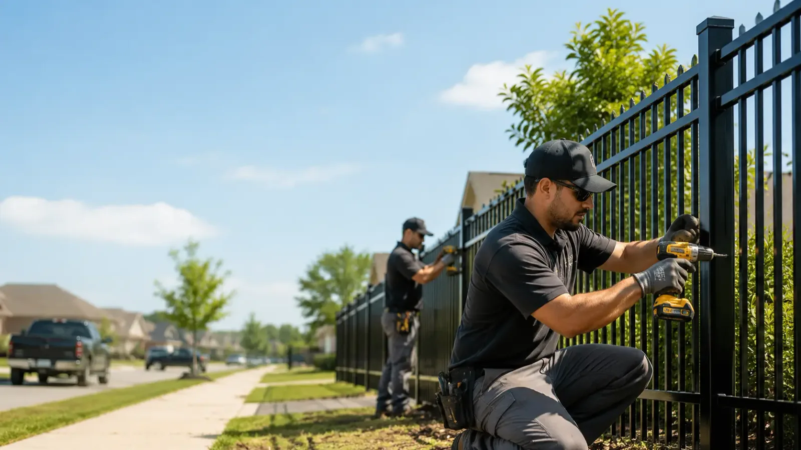 Metal Fence Installation in Plainview, TX